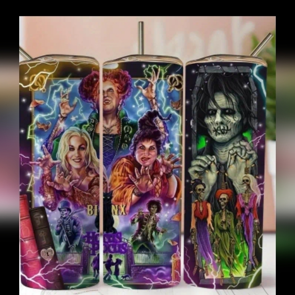 NWT Hocus Pocus stainless steel 20oz tumbler Halloween